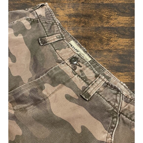 Vintage Camo Cargo Pants Men 36x30 Microsanded Heavy Twill Baggy No Boundaries - Picture 3 of 16